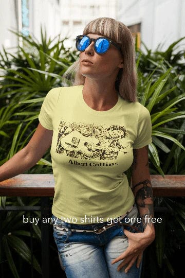 Albert Collins Blues T Shirt T-Shirts rockviewtees