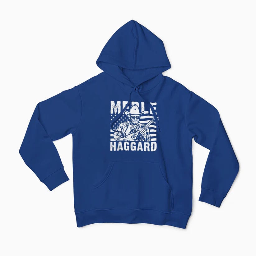 Merle Haggard Hoodie Pull Over Hoodies rockviewtees.com