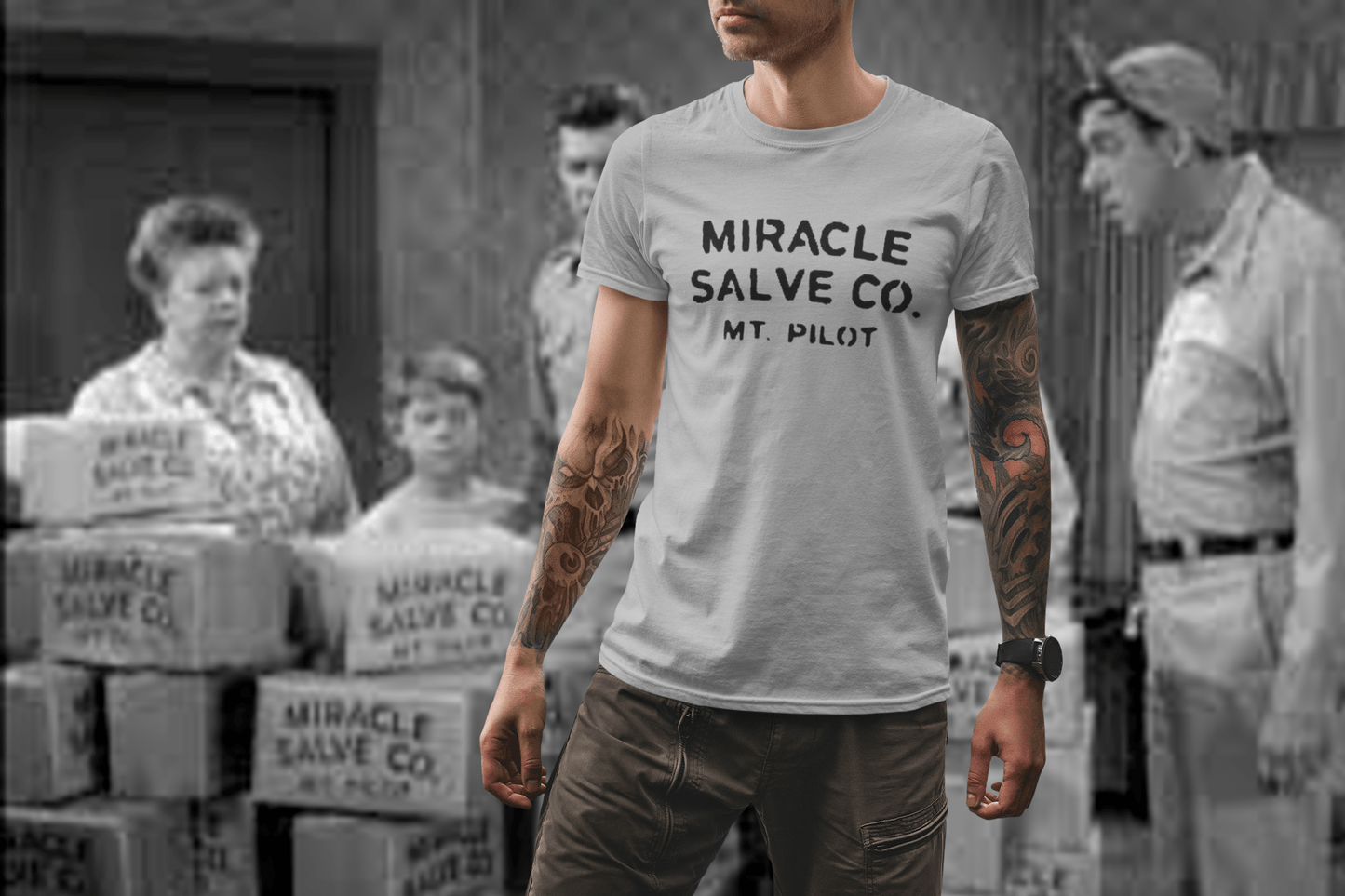 Andy Griffith T Shirt Miracle Salve Mt Pilot T-Shirts Rockvieetees