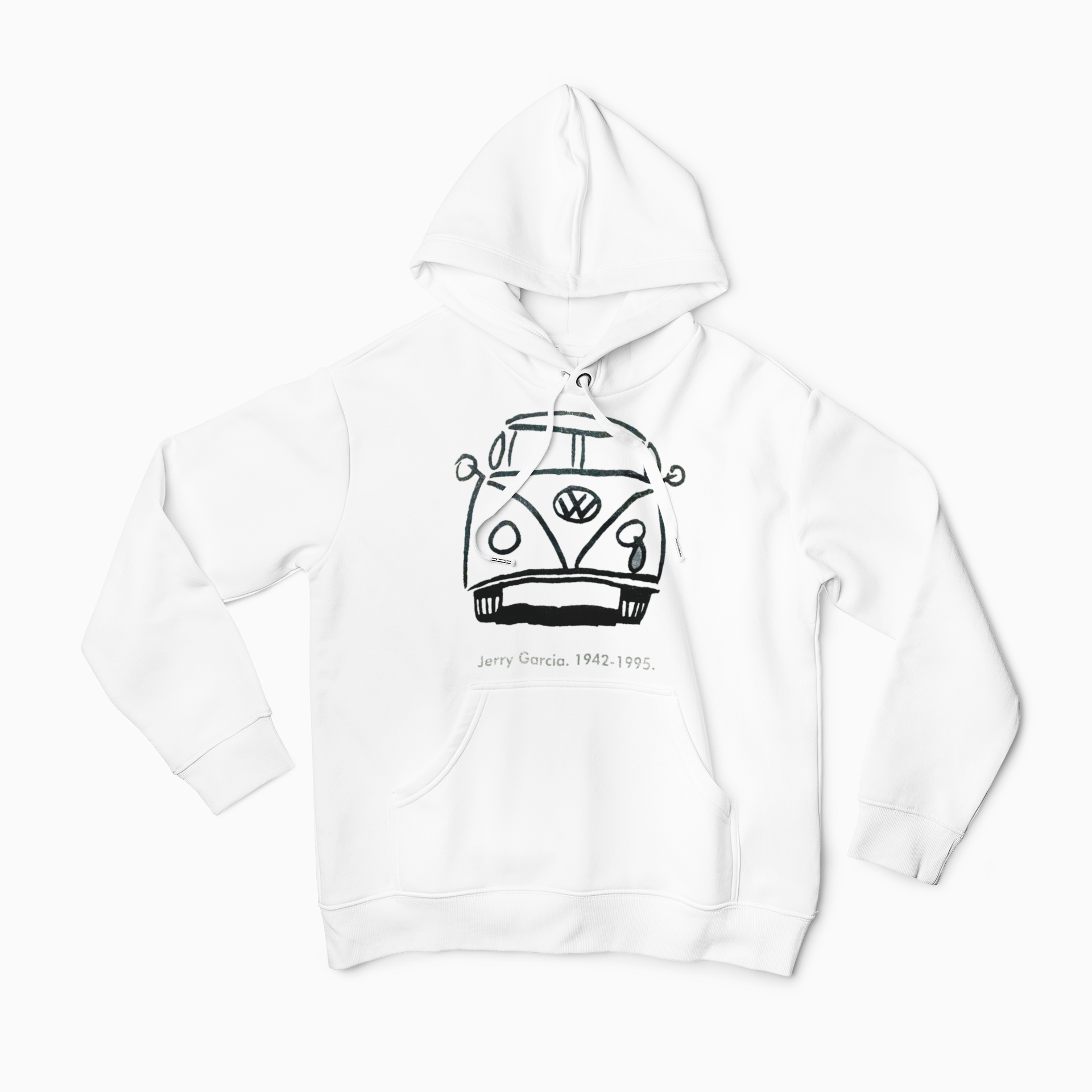 Grateful Dead Jerry Garcia Sad Bus Hoodie
