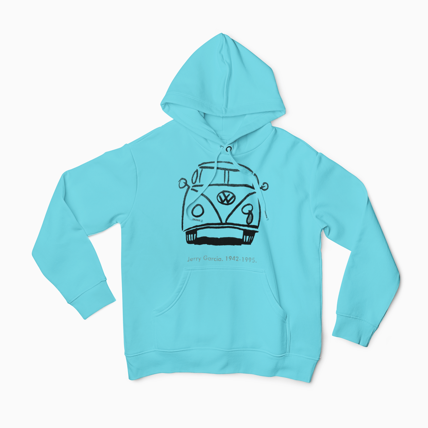 Grateful Dead Jerry Garcia Sad Bus Hoodie Pull Over Hoodies Rockviewtees