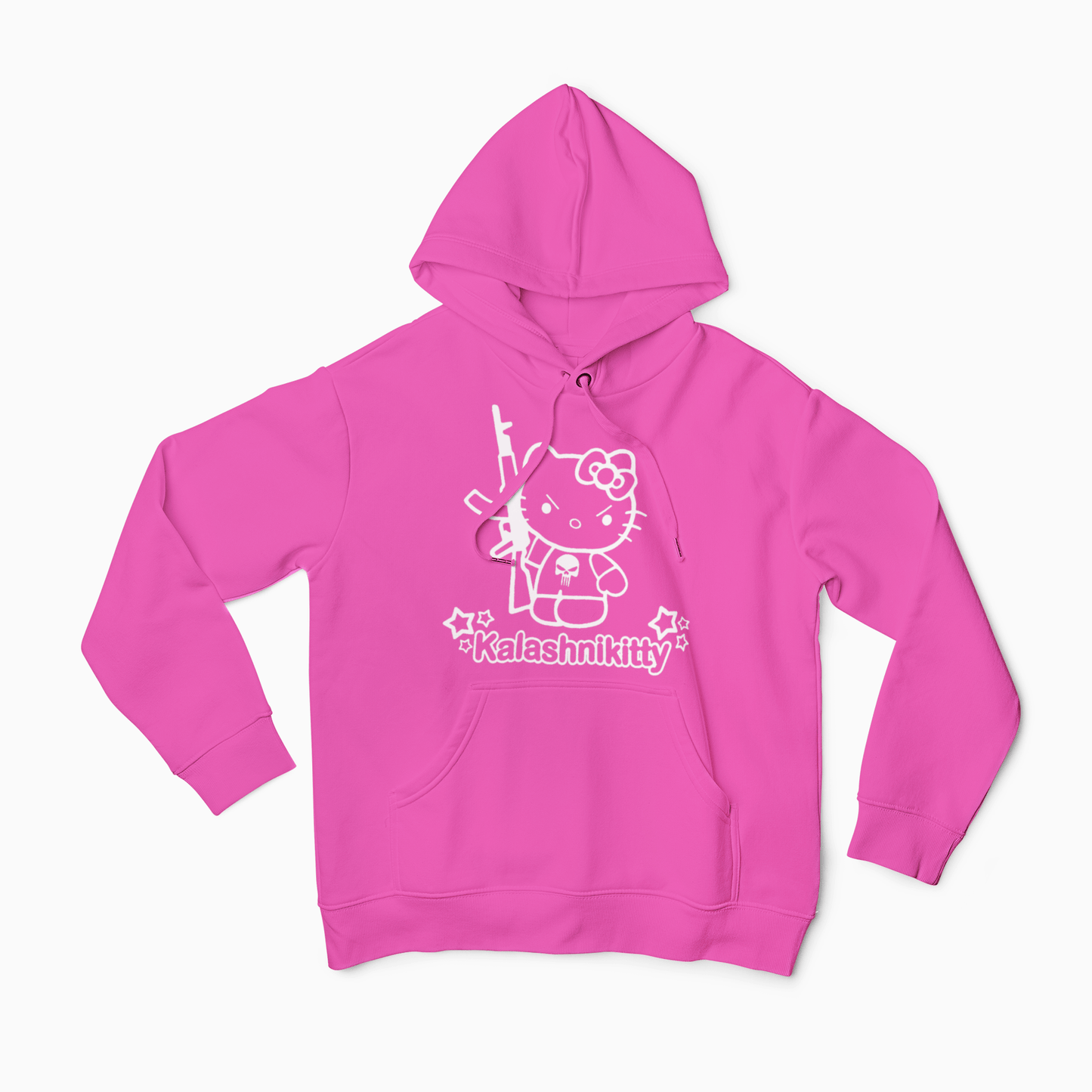 Hello Kalashnikitty Hoodie Hello Kitty Pull Over Hoodies Rockvieetees