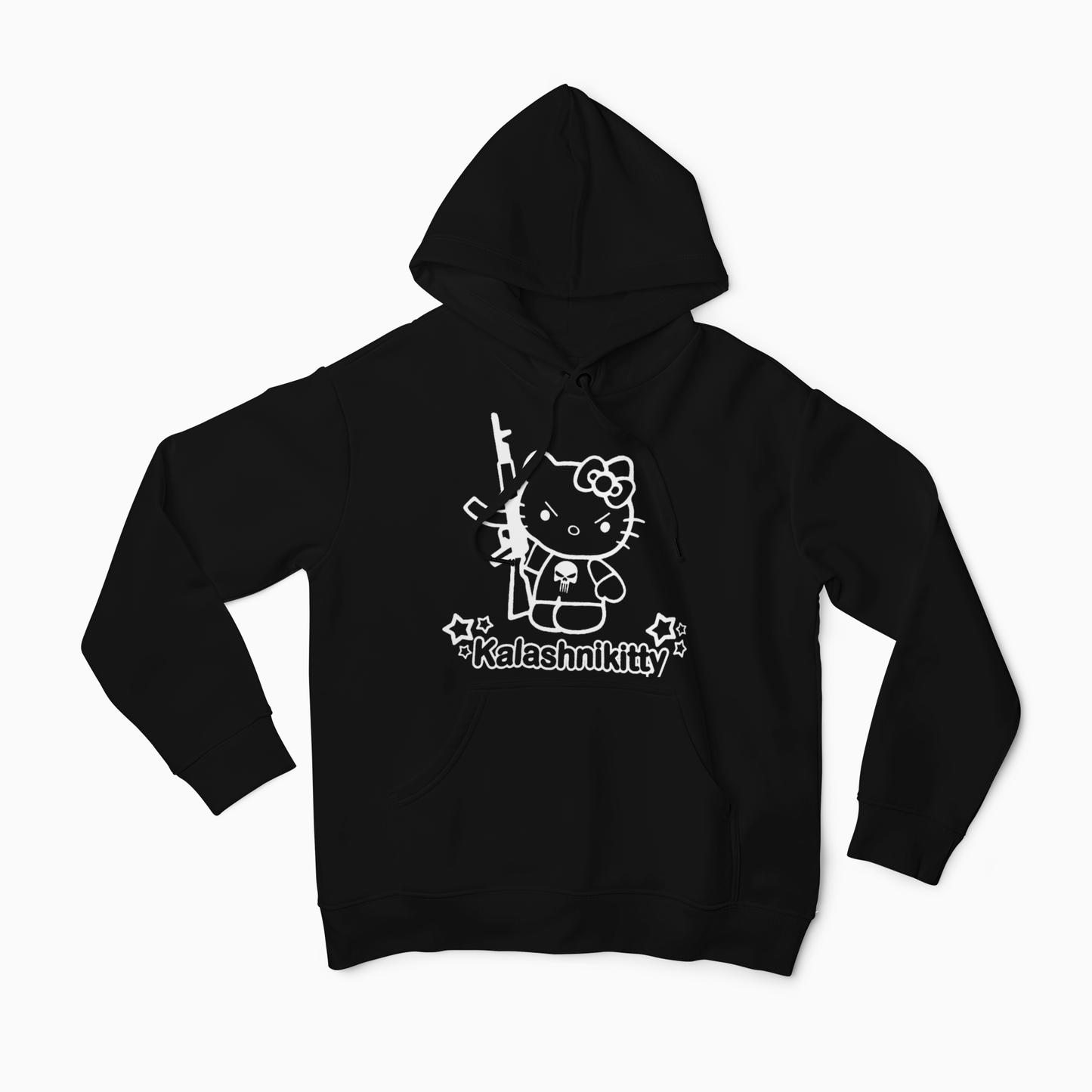 Hello Kalashnikitty Hoodie Hello Kitty Pull Over Hoodies Rockvieetees