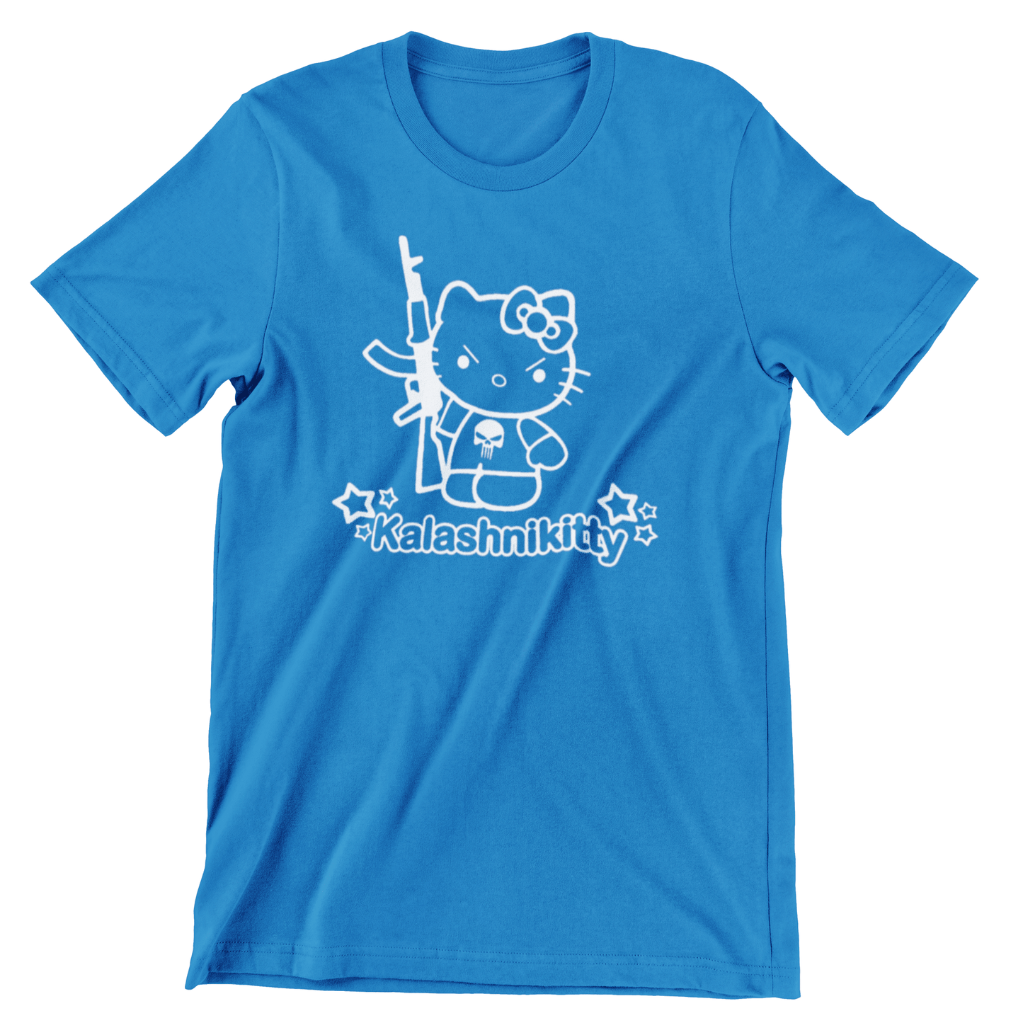 Hello Kalashnikitty T-Shirt - Funny Parody Design - Edgy Humor Graphic Tee