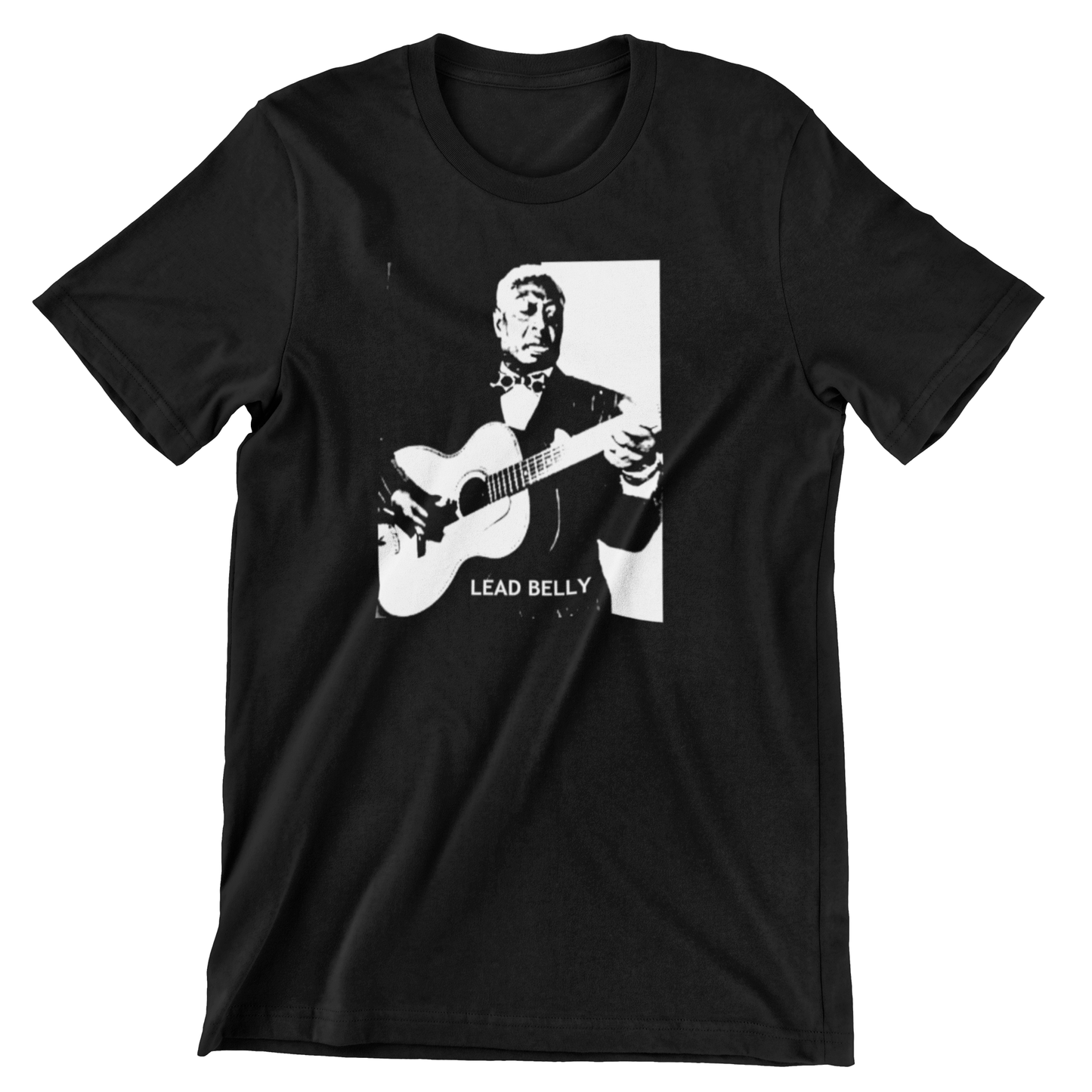Lead Belly T Shirt Blues Guitar T-Shirts rockviewtees