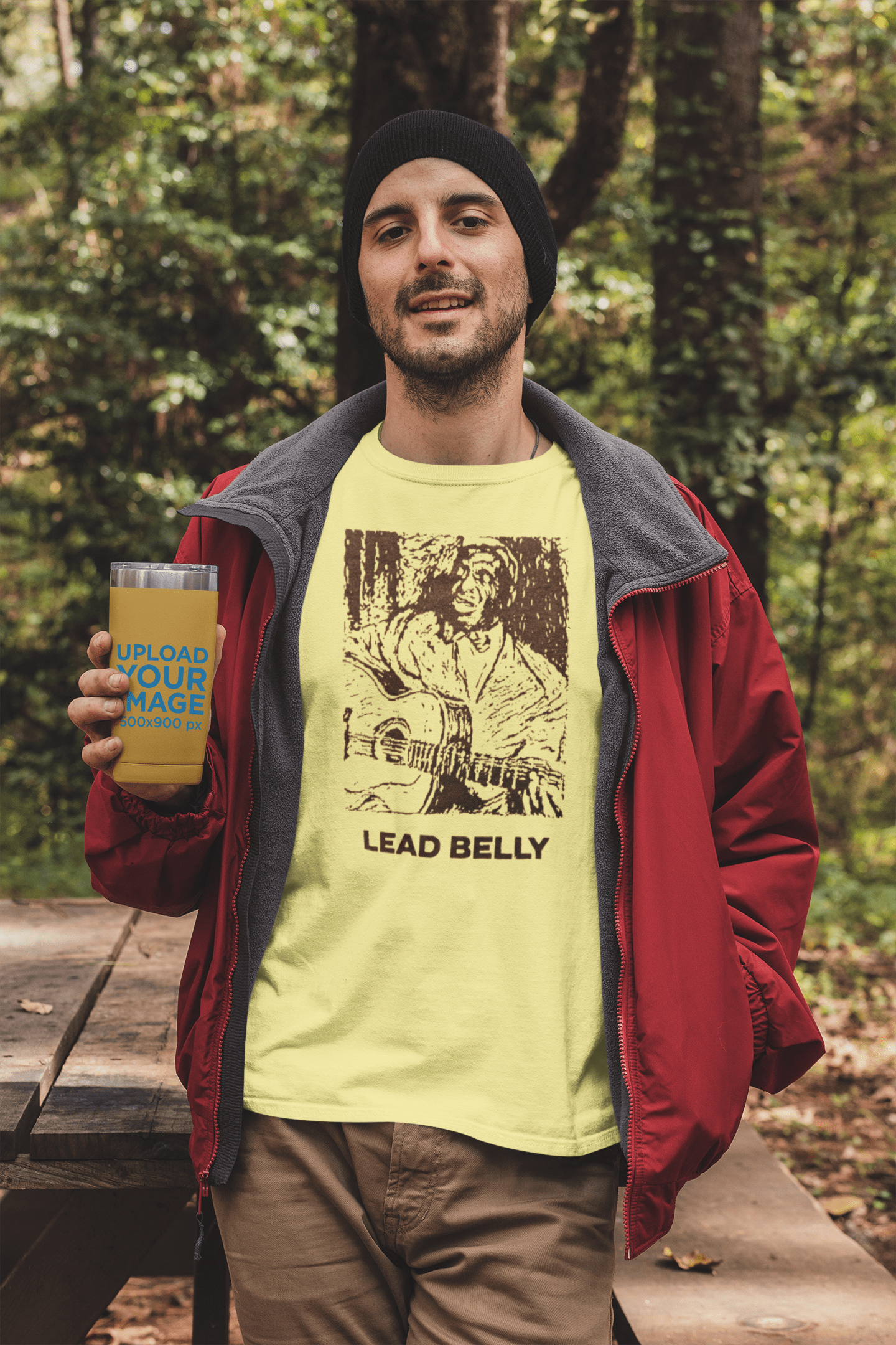 Lead Belly T Shirt Woodcut Style T-Shirts rockviewtees