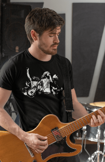 Led Zeppelin T Shirt Group Portrait T-Shirts Rockvieetees