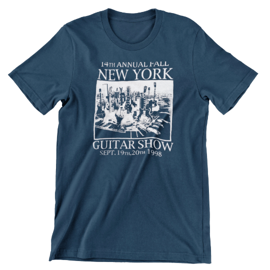 New York Guitar Show T Shirt 1998 T-Shirts rockviewtees.com