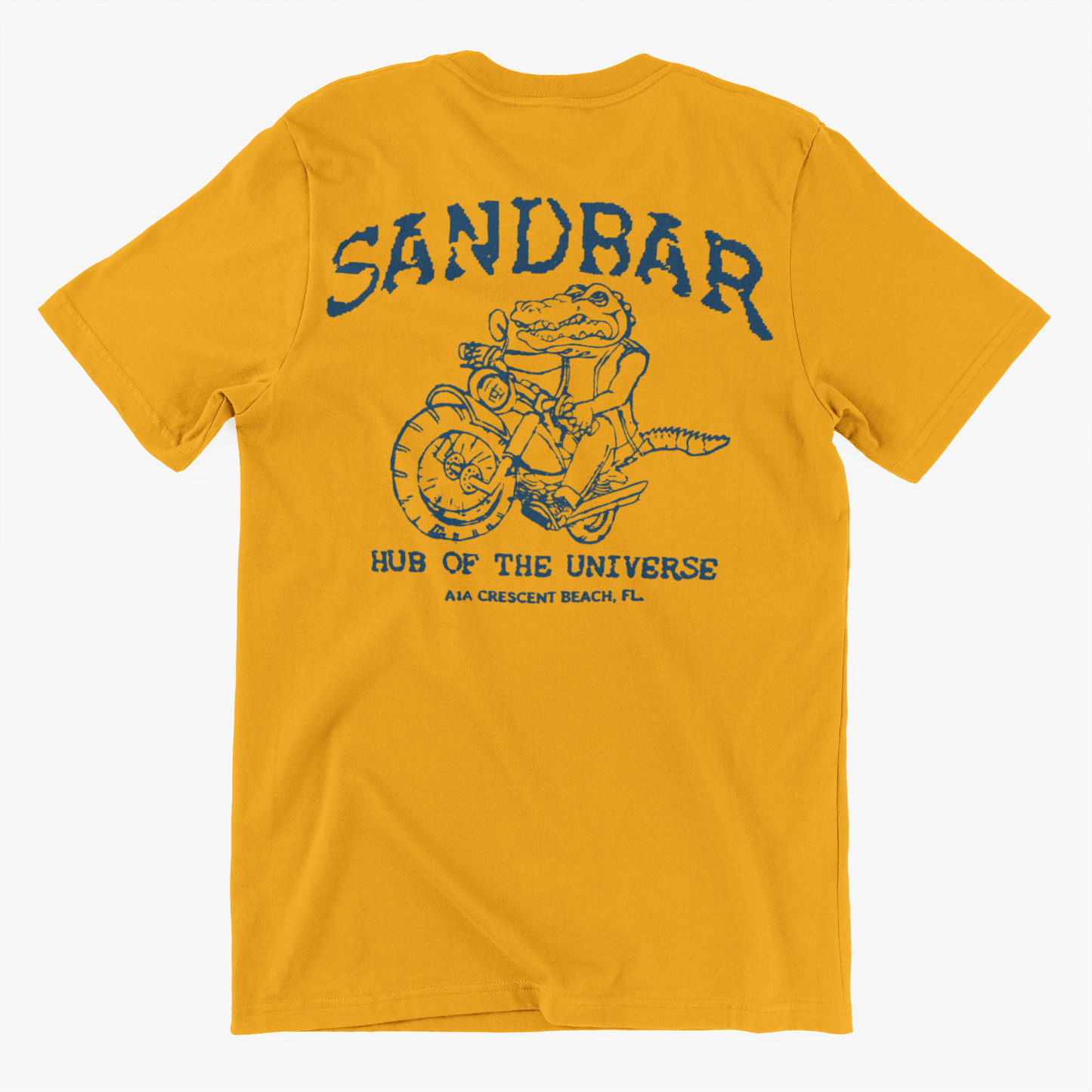 Sandbar T Shirt Motorcycle Alligator Crescent Beach Fla T-Shirts Rockvieetees