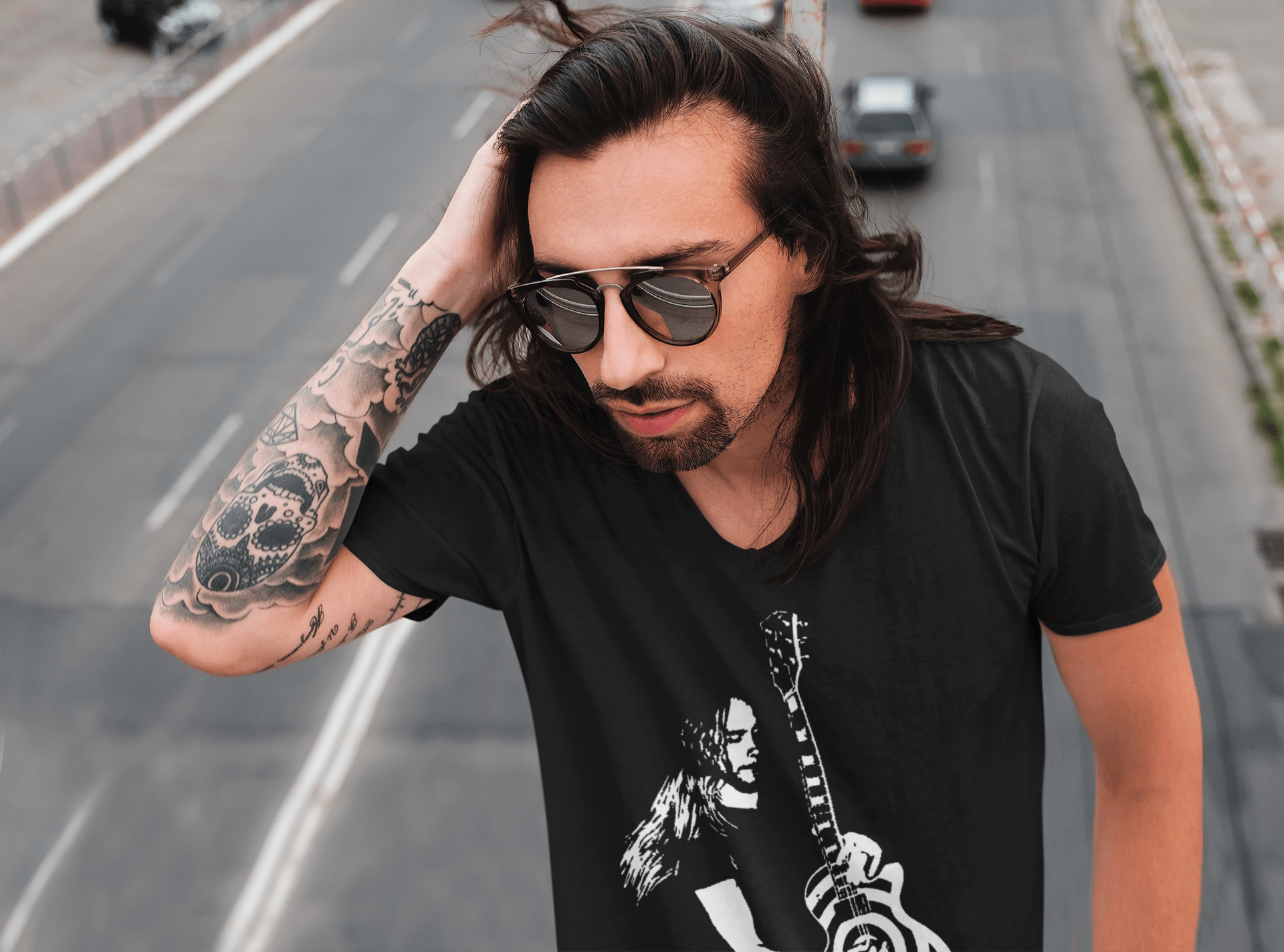 Zakk Wylde T Shirt / Metal Guitar /  Hand Screen Printed / Gift T-Shirts rockviewtees.com