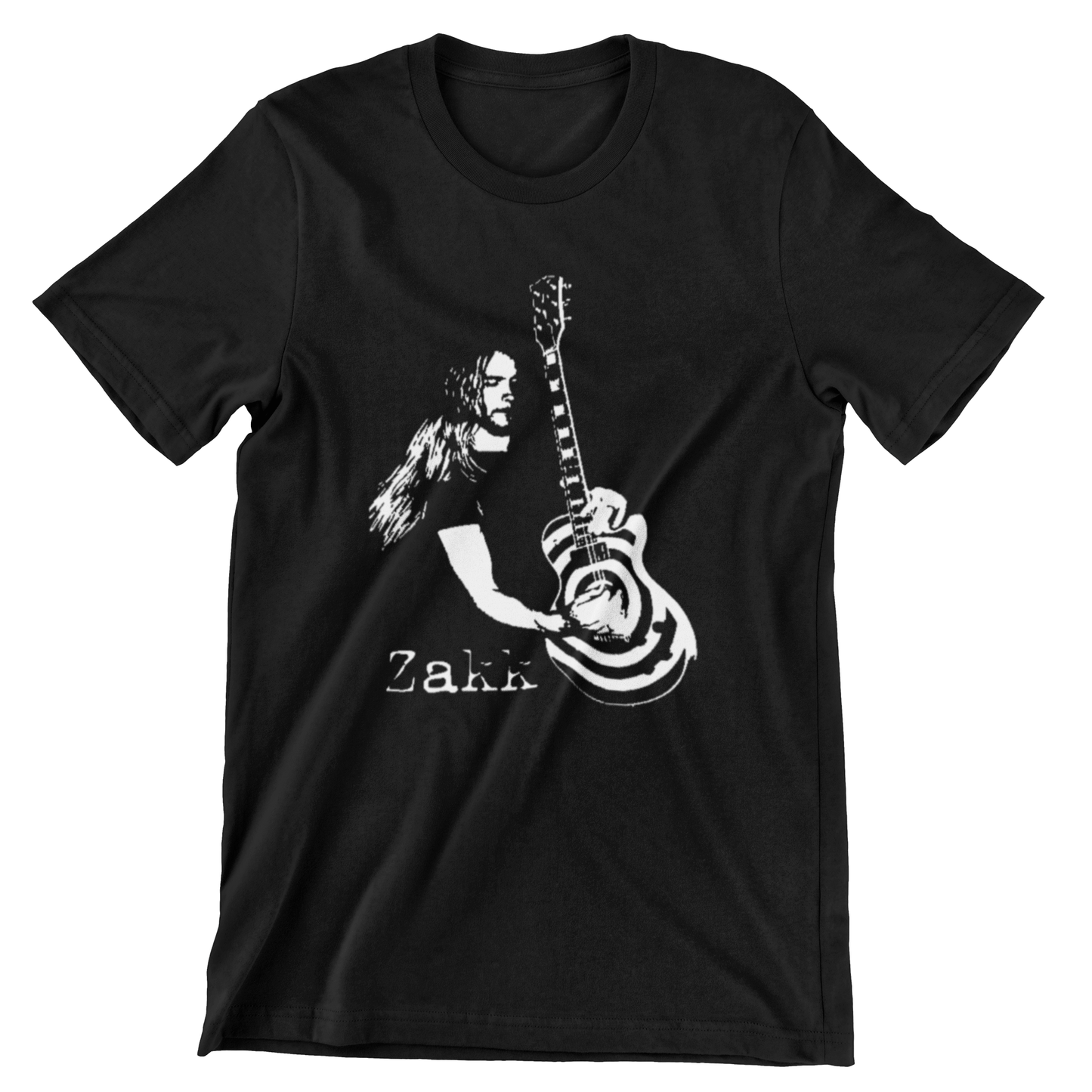 Zakk Wylde T Shirt / Metal Guitar / Hand Screen Printed / Gift T-Shirts rockviewtees.com