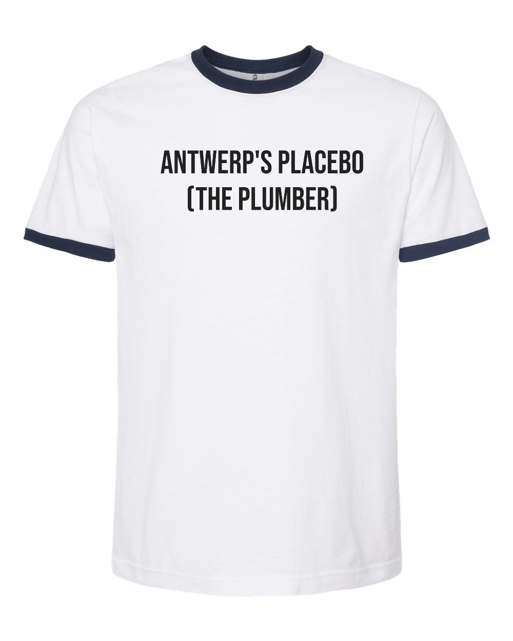 Front view of the Grateful Dead Antwerp's Placebo t-shirt featuring the obscure instrumental drum track design on a premium hand screen printed tee