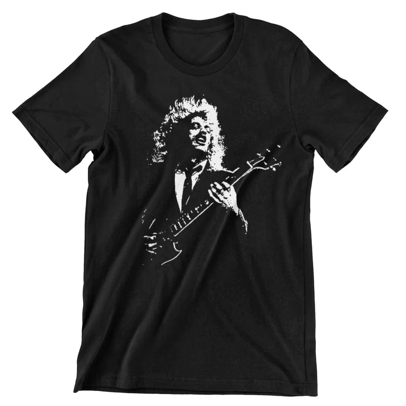 Angus Young AC/DC T-Shirt - Premium Vintage Rock Band Tee – rockviewtees