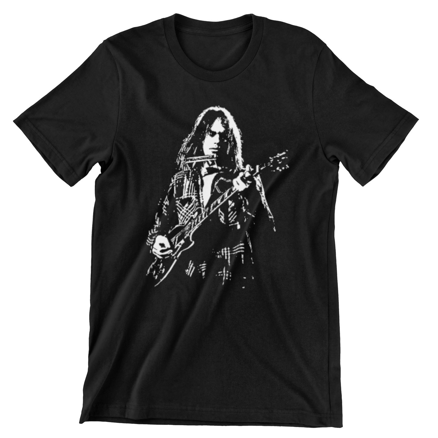 Copy of Neil Young T Shirt Grunge Harp t shirts rockviewtees.com