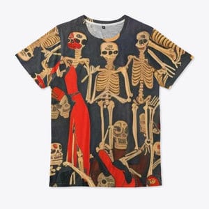 Dancin' Bones T Shirt Grateful Dead All Over Print (Limited Edition)* swimwear TEE SPRING