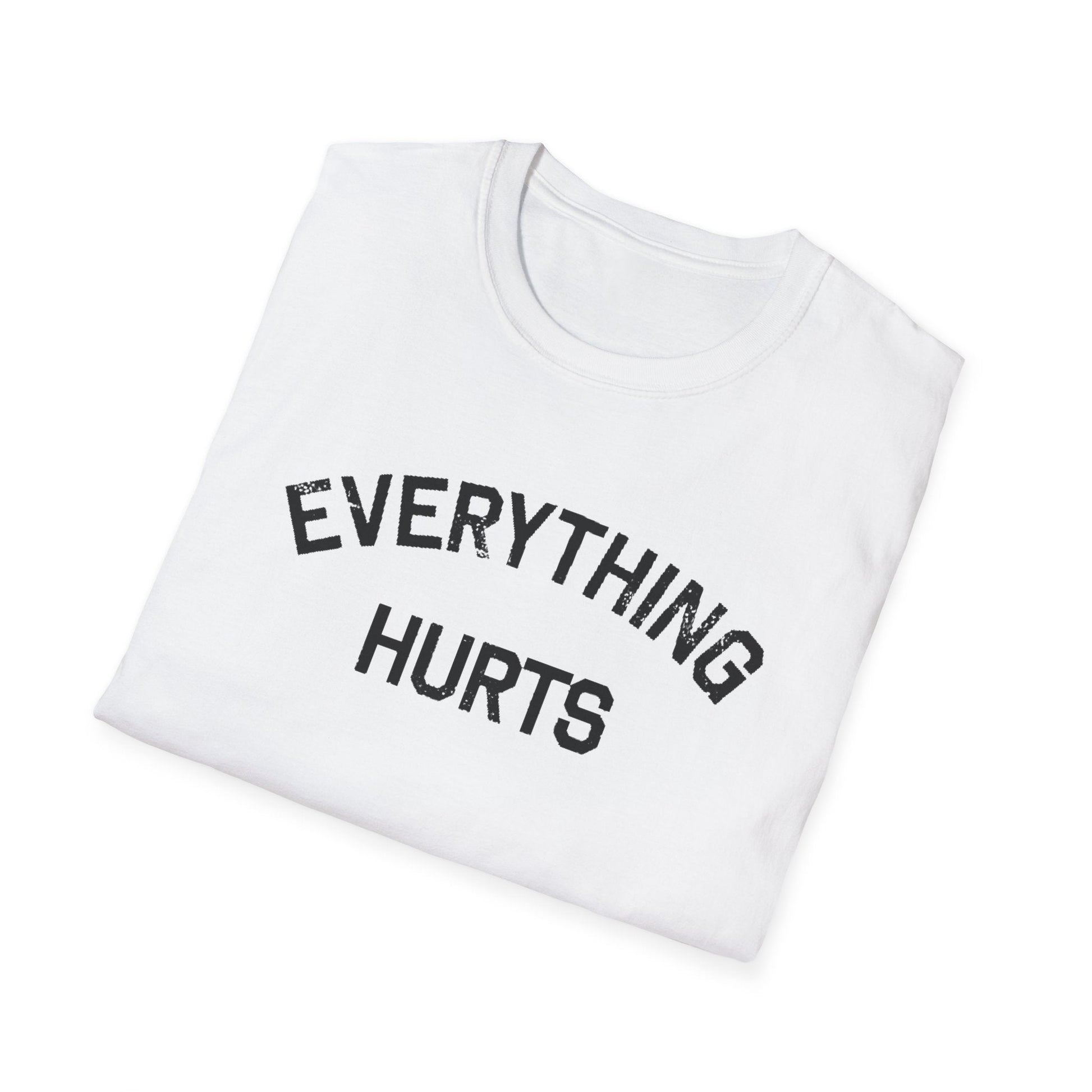 EVERYTHING HURTS SOFT STYLE T SHIRT T-Shirt Printify