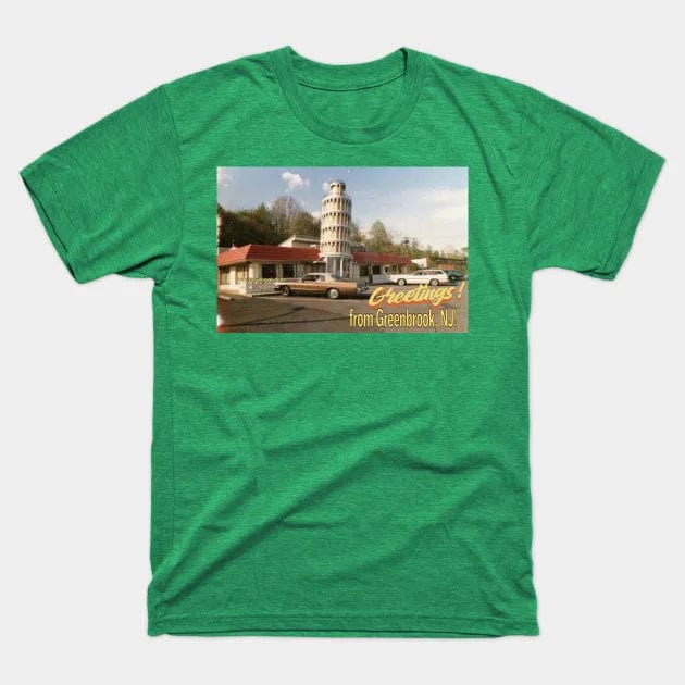 Greenbrook NJ Leaning tower of Pizza T Shirt (Limited Edition)** t shirts TEE SPRING