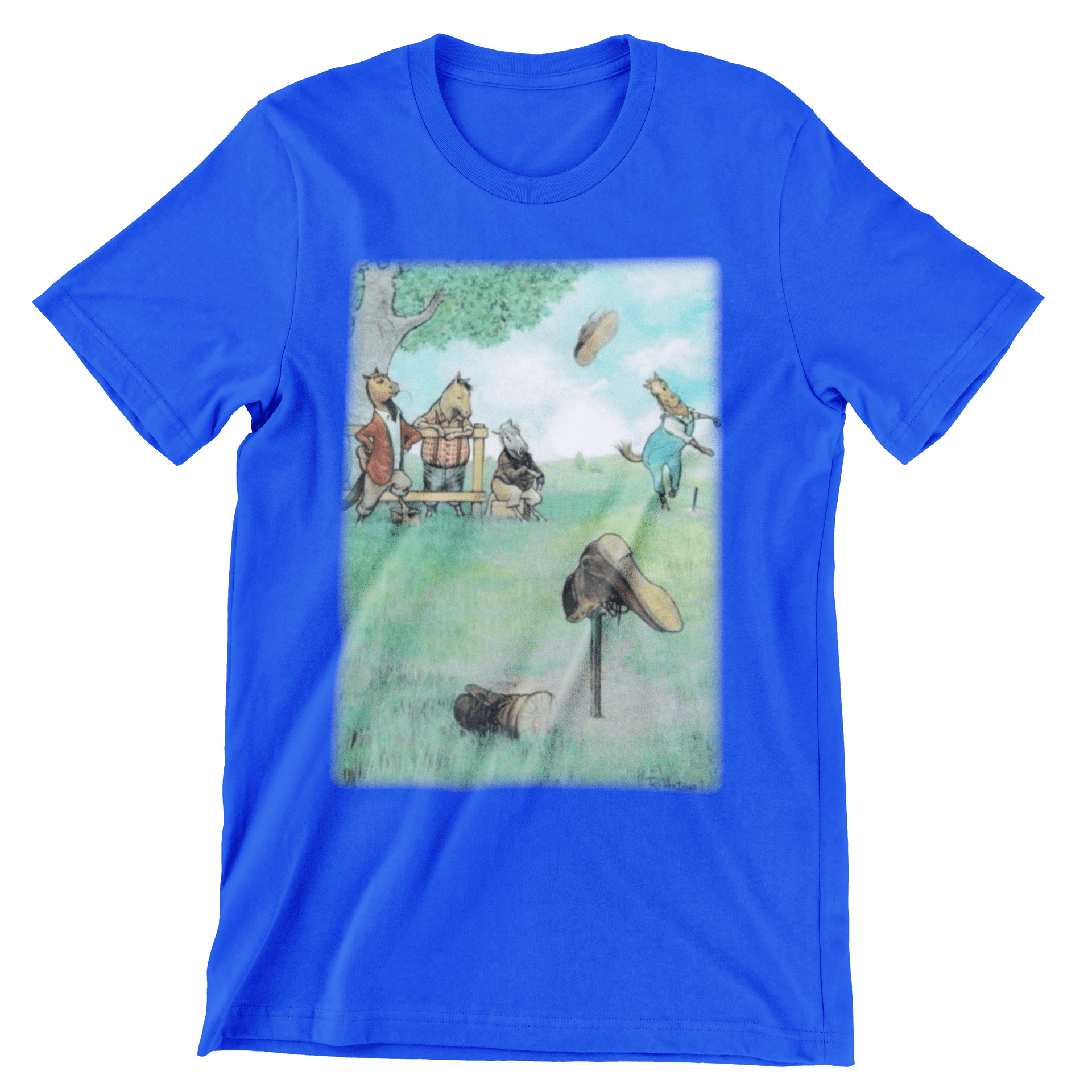 Horse Throwing Shoes (Limited Edition)* T-Shirt TEE SPRING