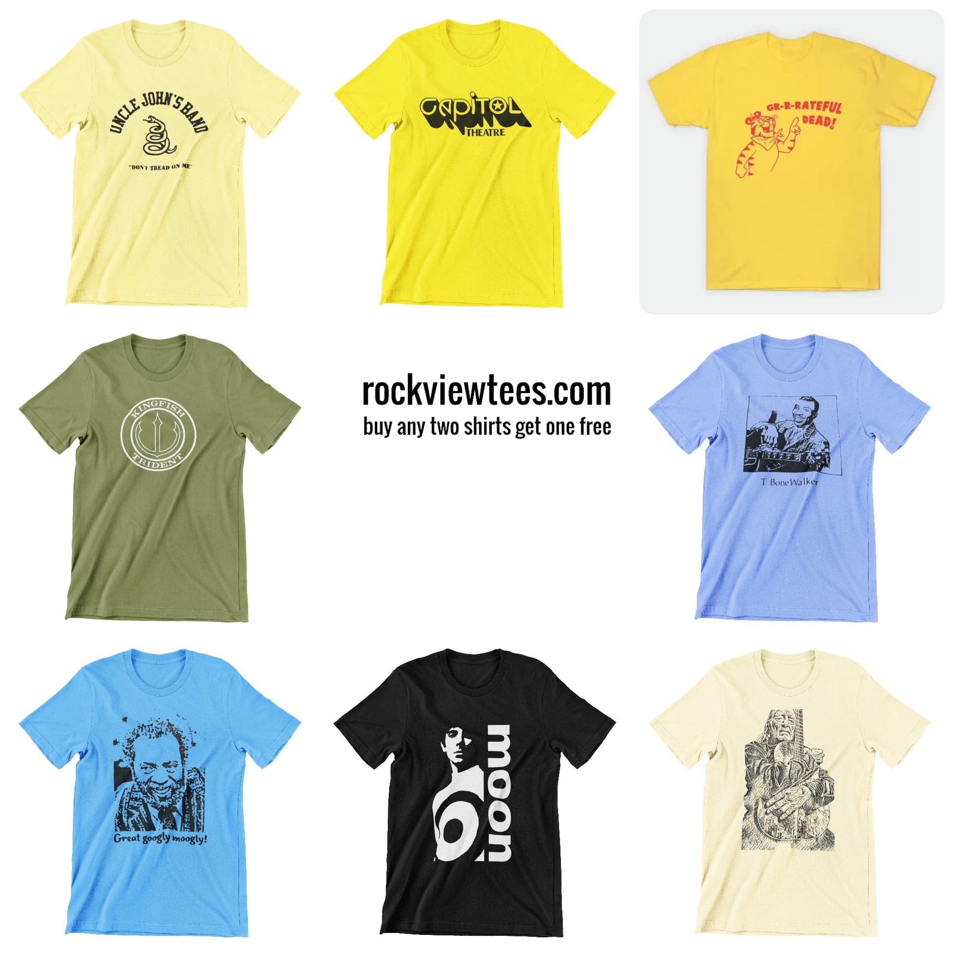 Hot Deal (Buy Any Two Shirts Get One Free! Free Shipping) t shirts rockviewtees.com