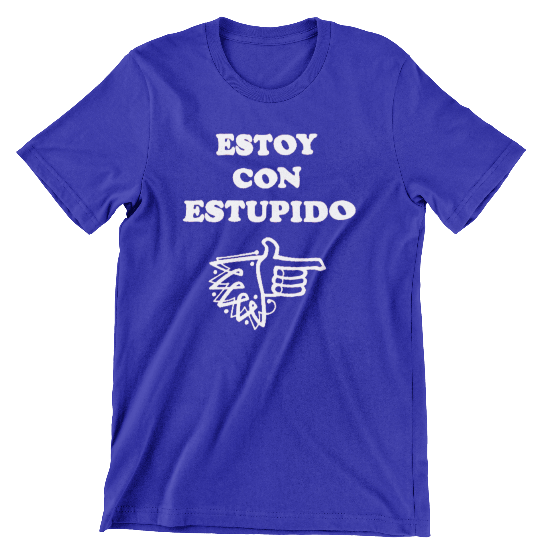 I'm with Stupid Spanish T Shirt t shirts rockviewtees.com