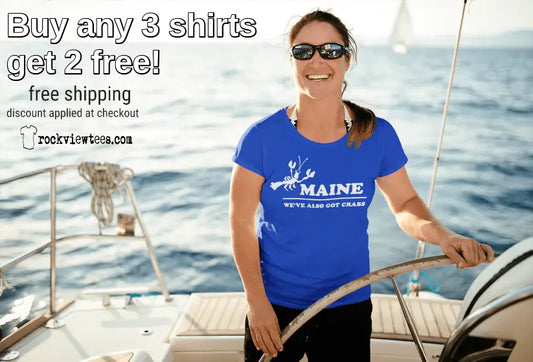 Maine Funny T Shirt We Have Crabs