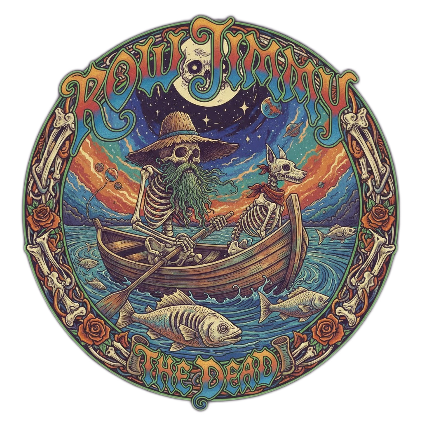 Row Jimmy Grateful Dead T Shirt