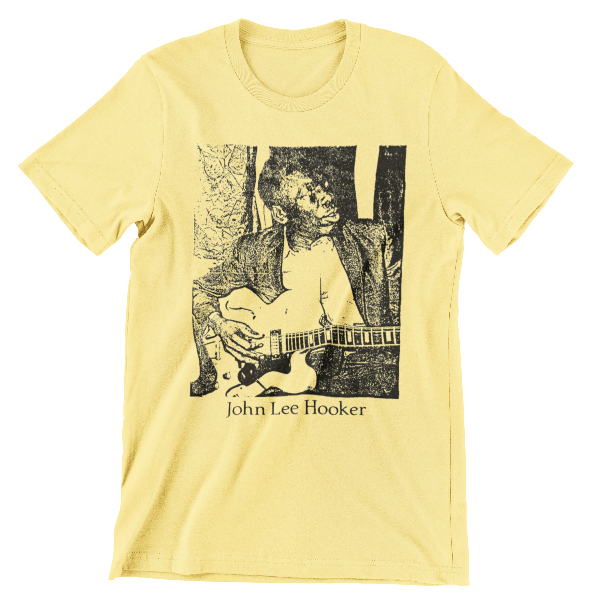 John Lee Hooker Blues Guitar T Shirt T-Shirts rockviewtees.com