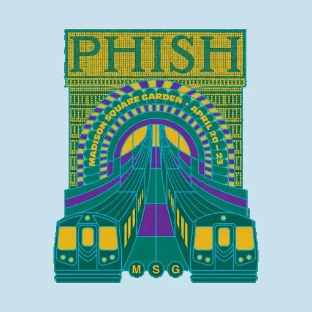 Phish MSG 23 T Shirt (Limited Edition)* t shirts TEE PUBLIC