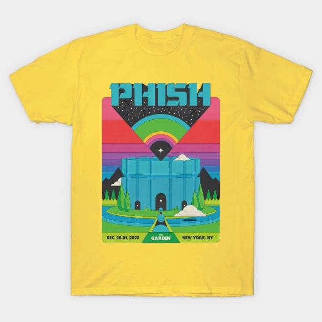 Phish MSG Dec 23 T Shirt (Limited Edition)* t shirts TEE PUBLIC