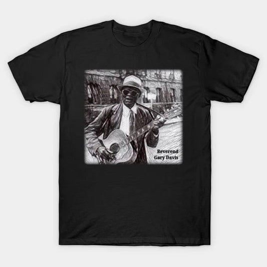 Reverend Gary Davis Blues T shirt (Limited Edition) t shirts TEE PUBLIC