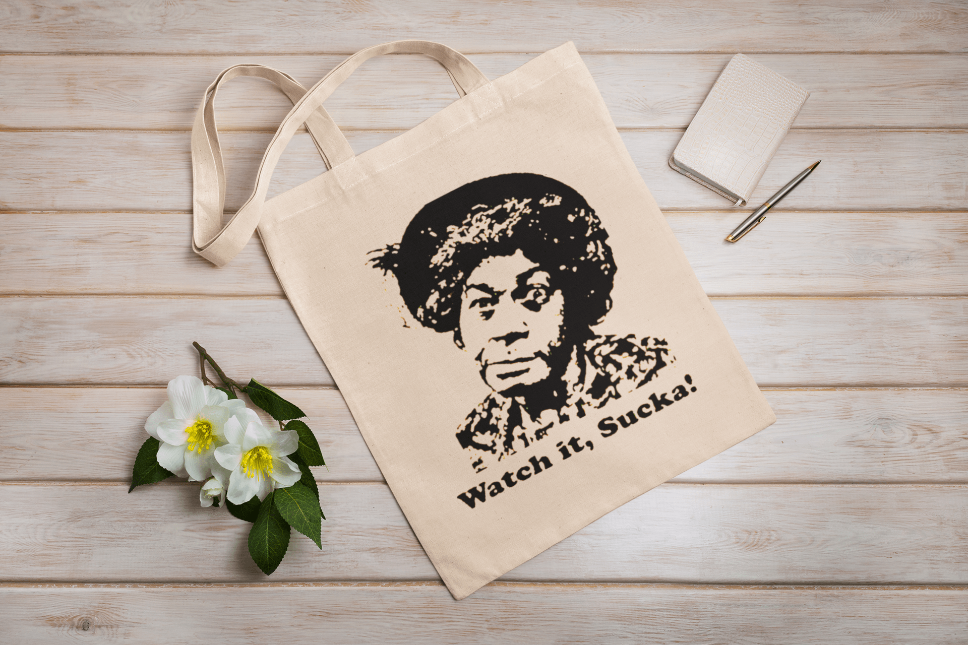 Aunt Esther Sanford and Son Tote Bag Tote Bag rockviewtees