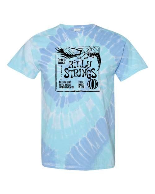 Billy Strings T Shirt  Ernie Ball Tie Dye T-Shirts rockviewtees