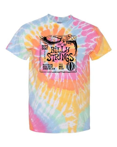 Billy Strings T Shirt Ernie Ball Tie Dye T-Shirts rockviewtees