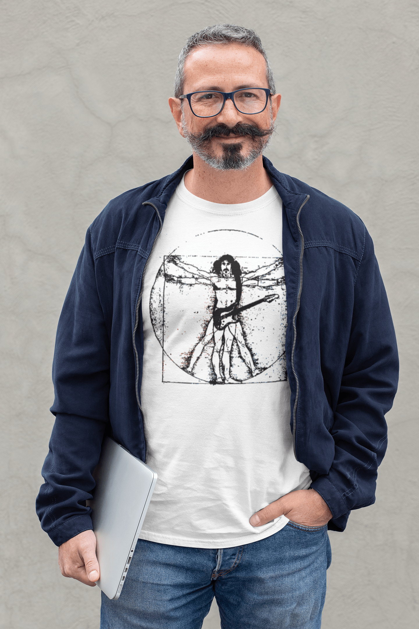 Frank Zappa T Shirt Vitruvian Man T-Shirts rockviewtees.com
