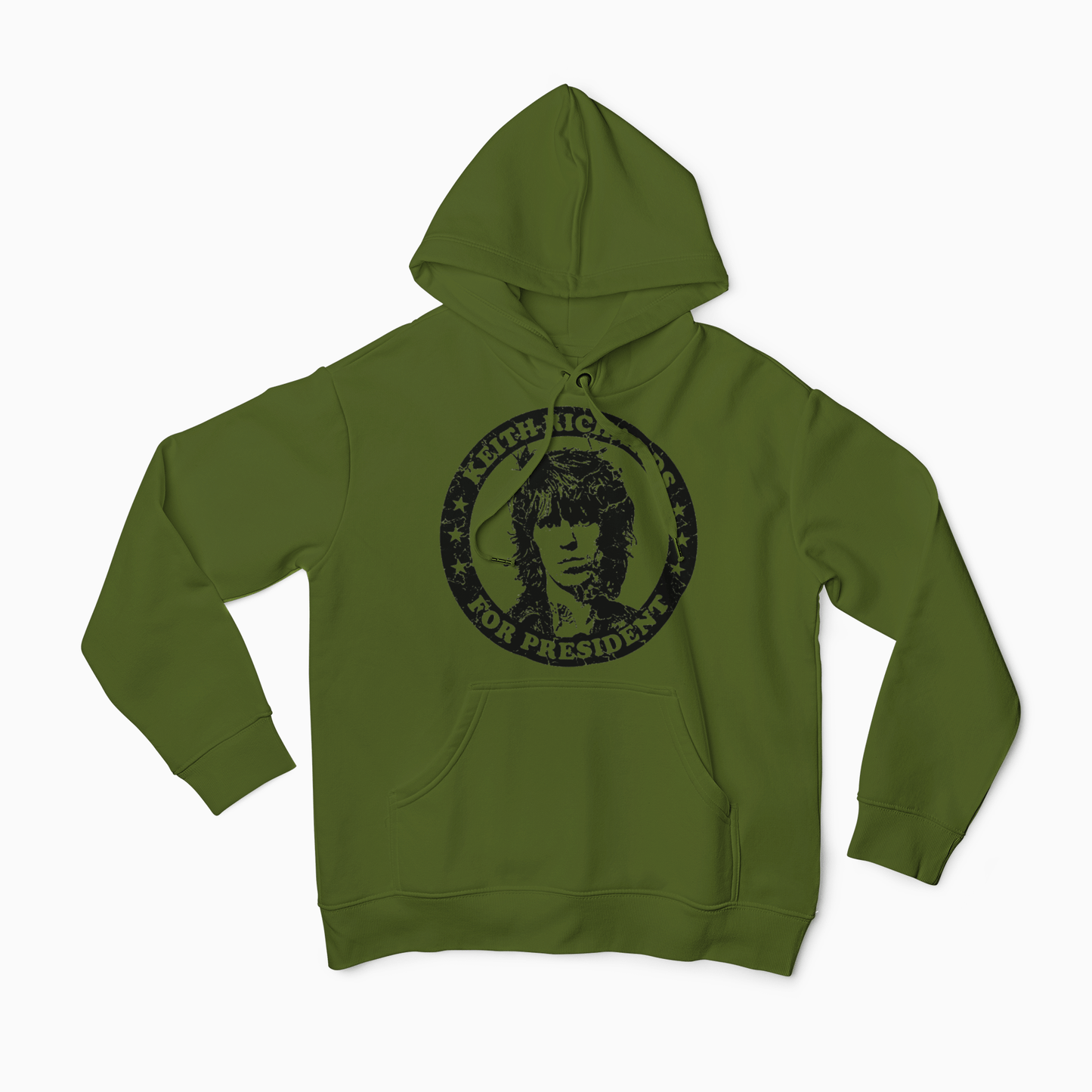 Keith Richards For President Hoodie Pull Over Hoodies Rockvieetees