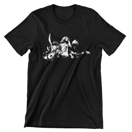Led Zeppelin T Shirt Group Portrait T-Shirts Rockvieetees