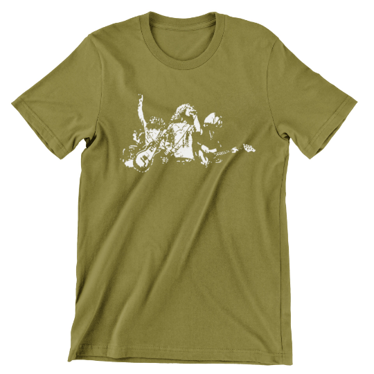 Led Zeppelin T Shirt Group Portrait T-Shirts Rockvieetees