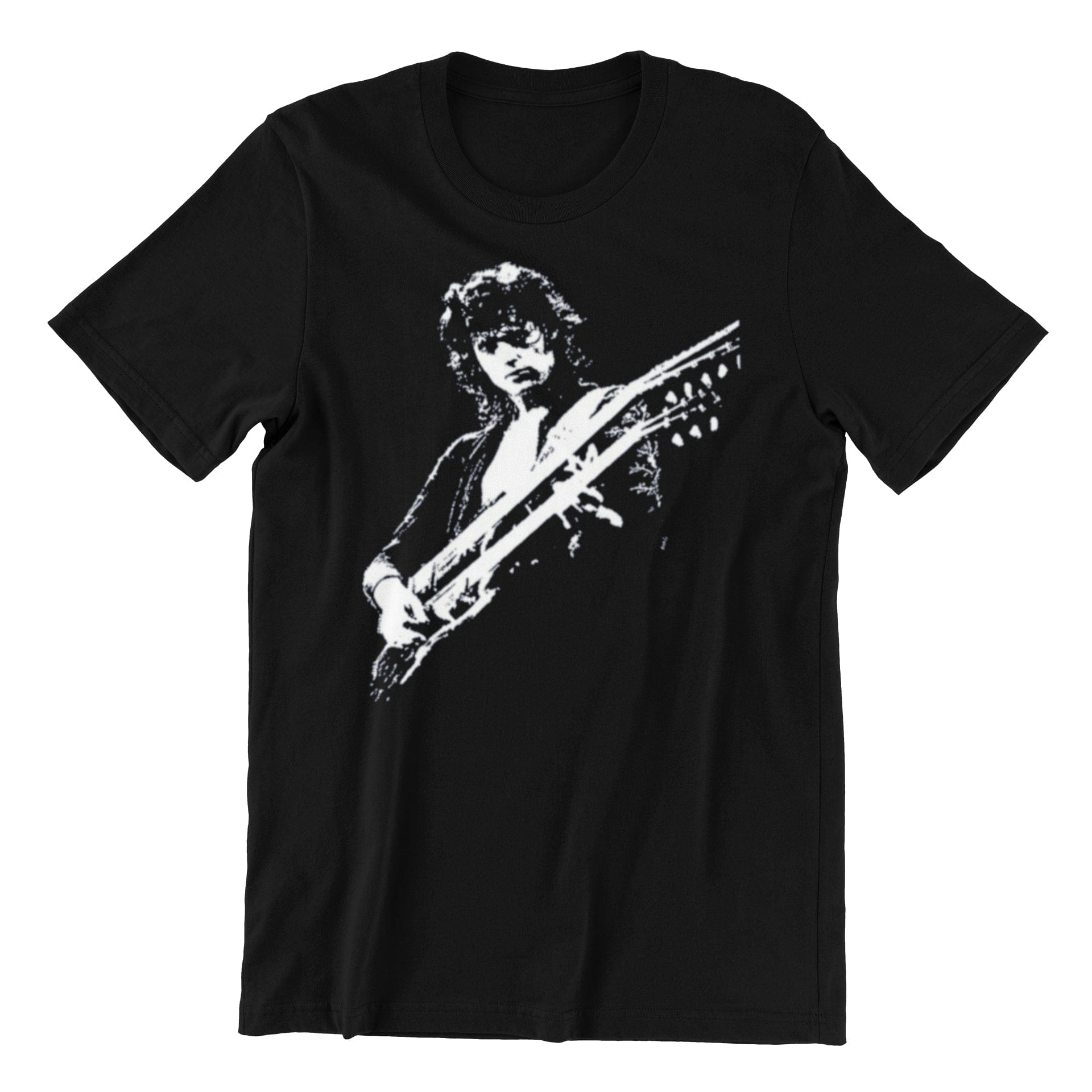 Led Zeppelin T Shirt Jimmy Page Double Neck Guitar