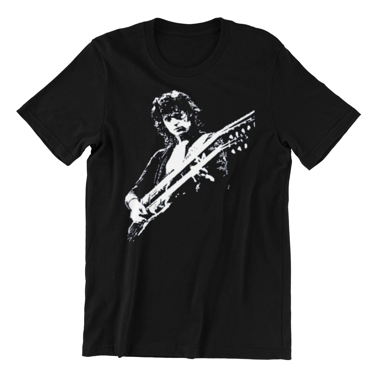 Led Zeppelin T Shirt  Jimmy Page  Double Neck Guitar T-Shirts rockviewtees.com