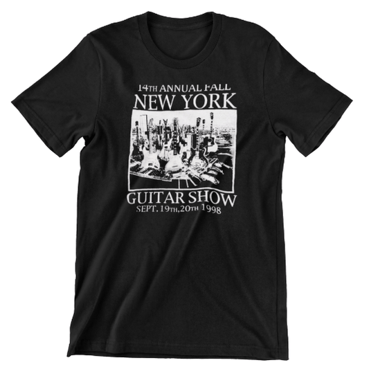 New York Guitar Show T Shirt 1998 T-Shirts rockviewtees.com