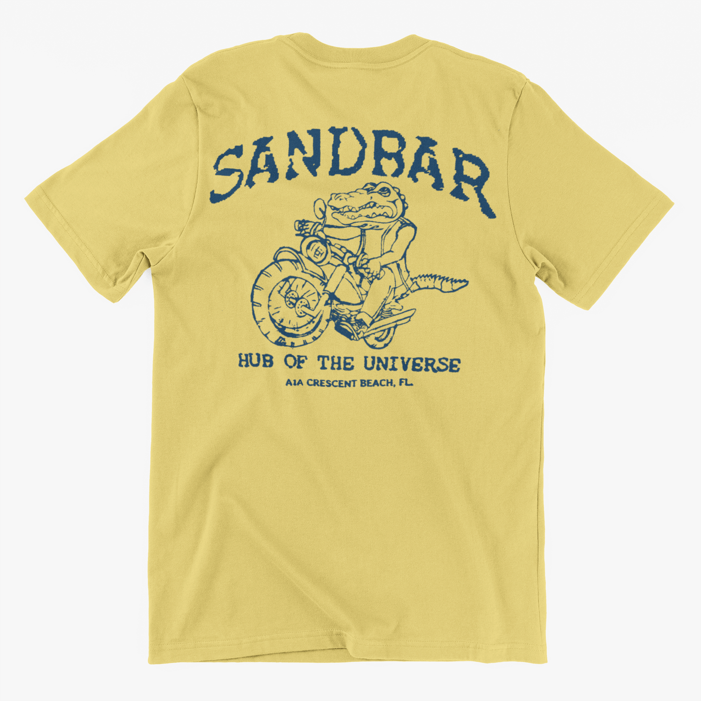 Sandbar T Shirt Motorcycle Alligator Crescent Beach Fla T-Shirts Rockvieetees