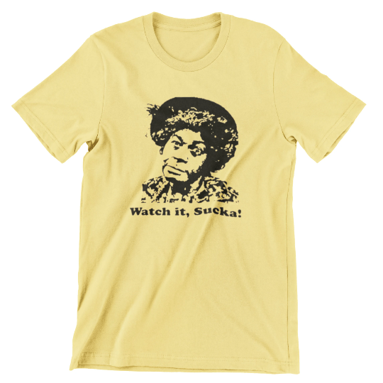 Sanford and Son T Shirt Aunt Esther Watch it Sucka! T-Shirts Rockvieetees