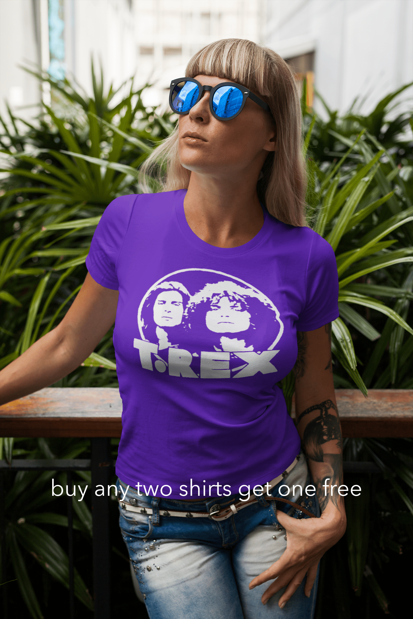 T Rex T Shirt Marc Bolan T-Shirts rockviewtees