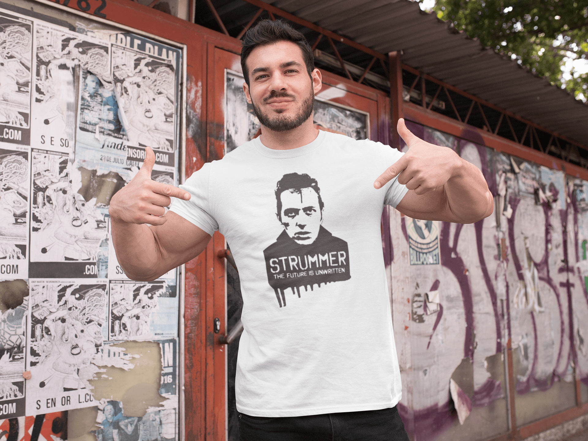 JOE STRUMMER Street core プロモ Tシャツ CLASH Joe Strummer JOE STRUMMER Street core プロモ Tシャツ CLASH Joe Strummer