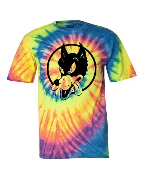 The Grateful Dead Tie Dye T Shirt Dire Wolf T-Shirts Rockvieetees