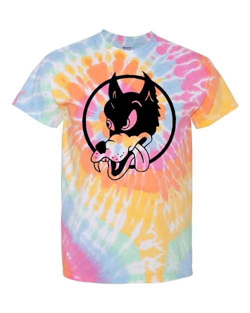 The Grateful Dead Tie Dye T Shirt Dire Wolf T-Shirts Rockvieetees