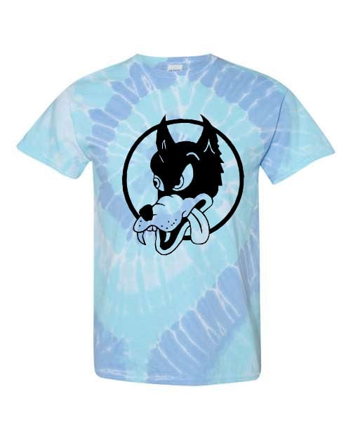 The Grateful Dead Tie Dye T Shirt Dire Wolf T-Shirts Rockvieetees