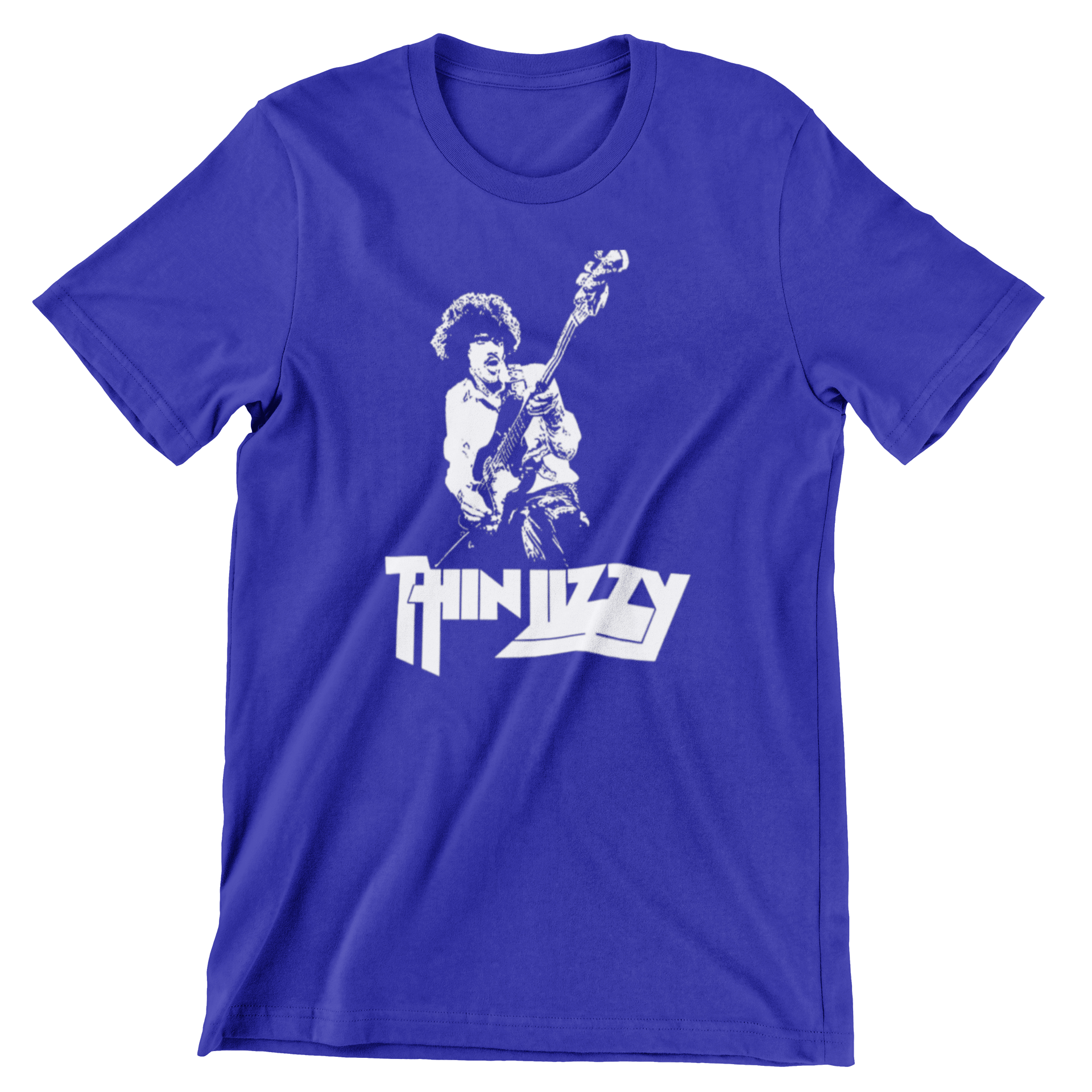 Thin Lizzy T Shirt Phil Lynott Brian Downey Ireland / Guitar / Drums / Jailbreak T-Shirts Rockvieetees