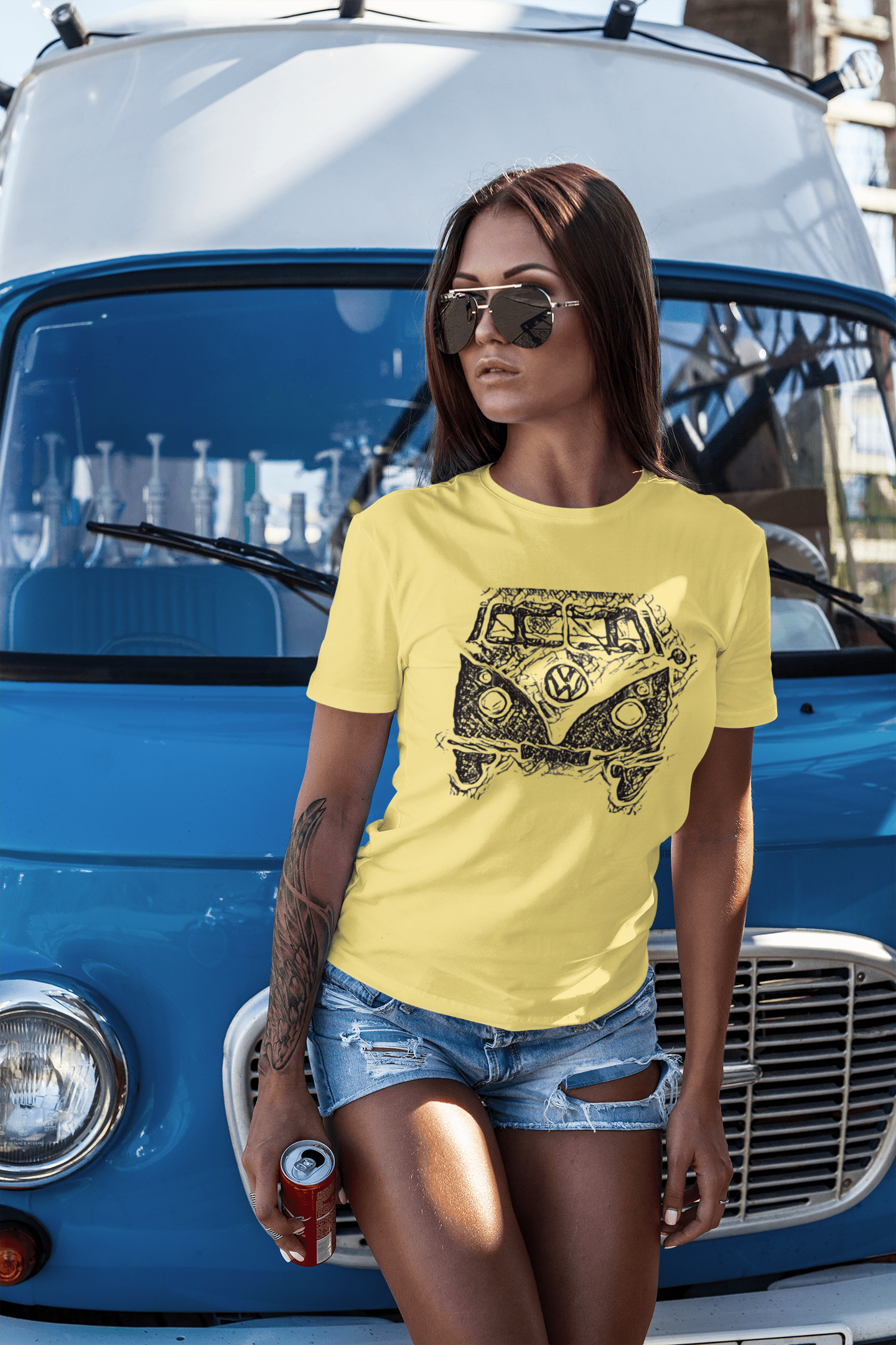VW Bus T Shirt / Trippy Style T-Shirts rockviewtees.com