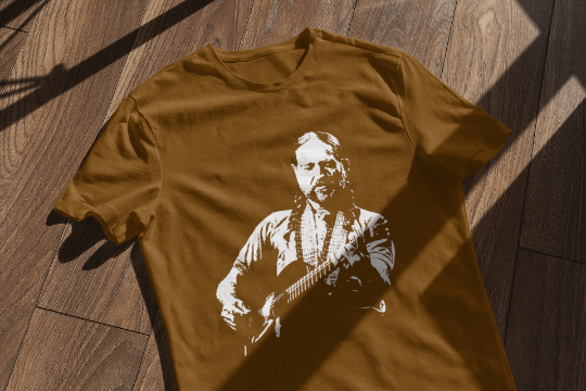 Willie Nelson T Shirt / Country Legend / Hand screen printed T-Shirts rockviewtees.com